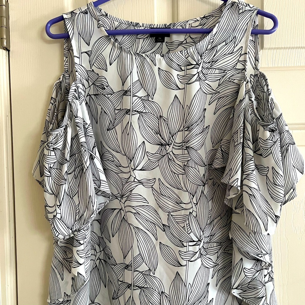 Worthington Open Shoulder Blouse